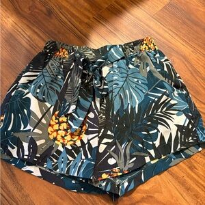 Tropical Print Women's Shorts